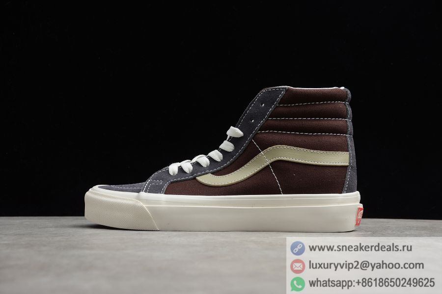 Vans Sk8-Hi Og Grey Brown VN0A4BVBXEO Unisex Skate Shoes
